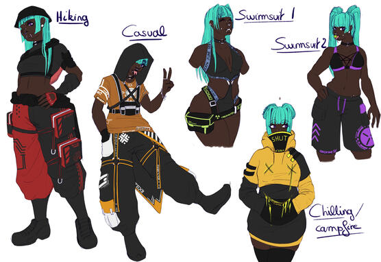 Hélène outfits concepts 2