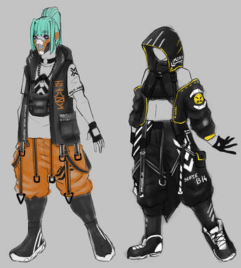 Hélène outfits concepts 1