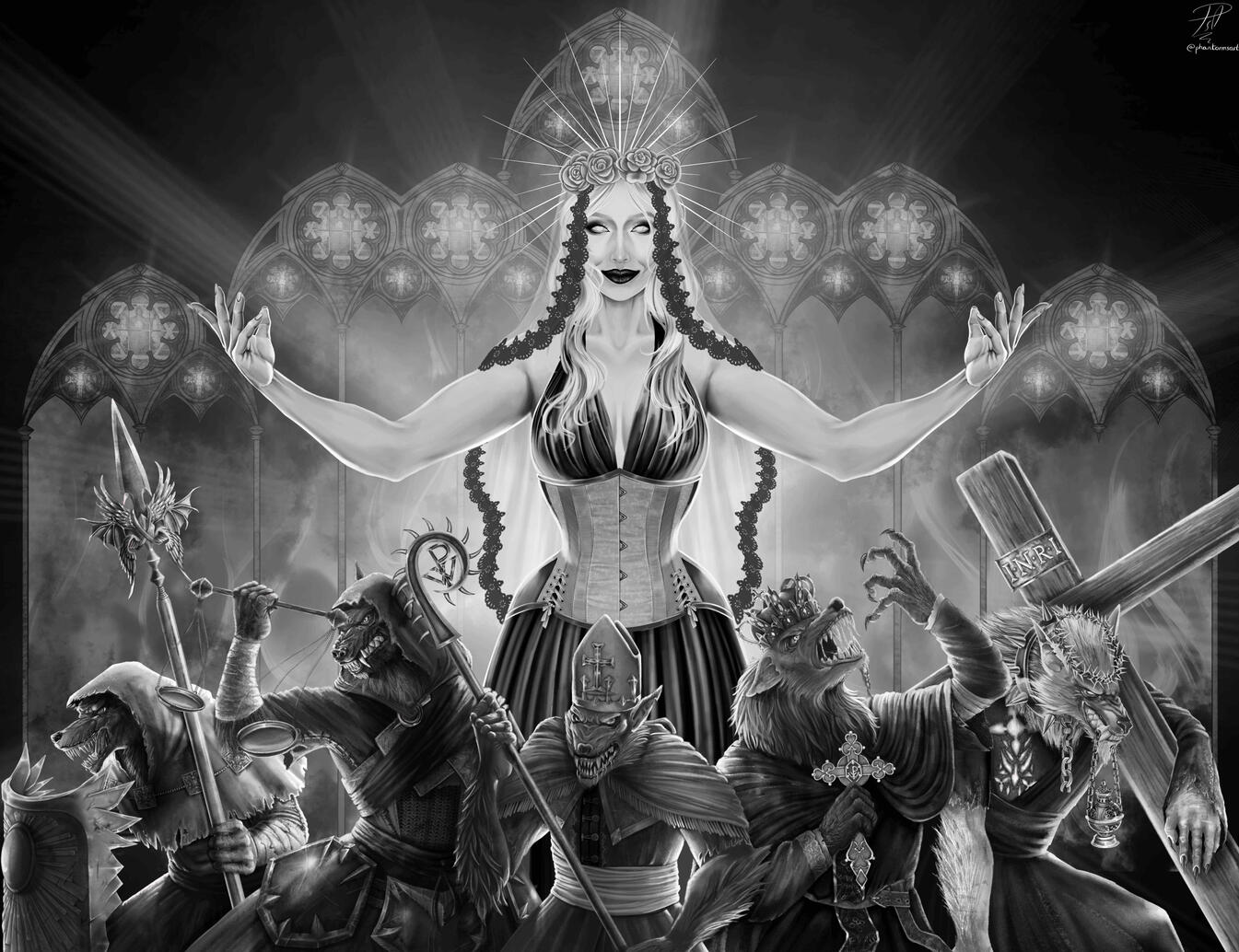 Powerwolf inspired art